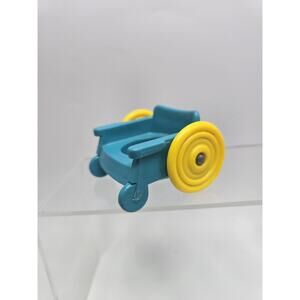 Vintage 1995 Fisher Price Little People Chunky Wheelchair Toy Imaginative Play